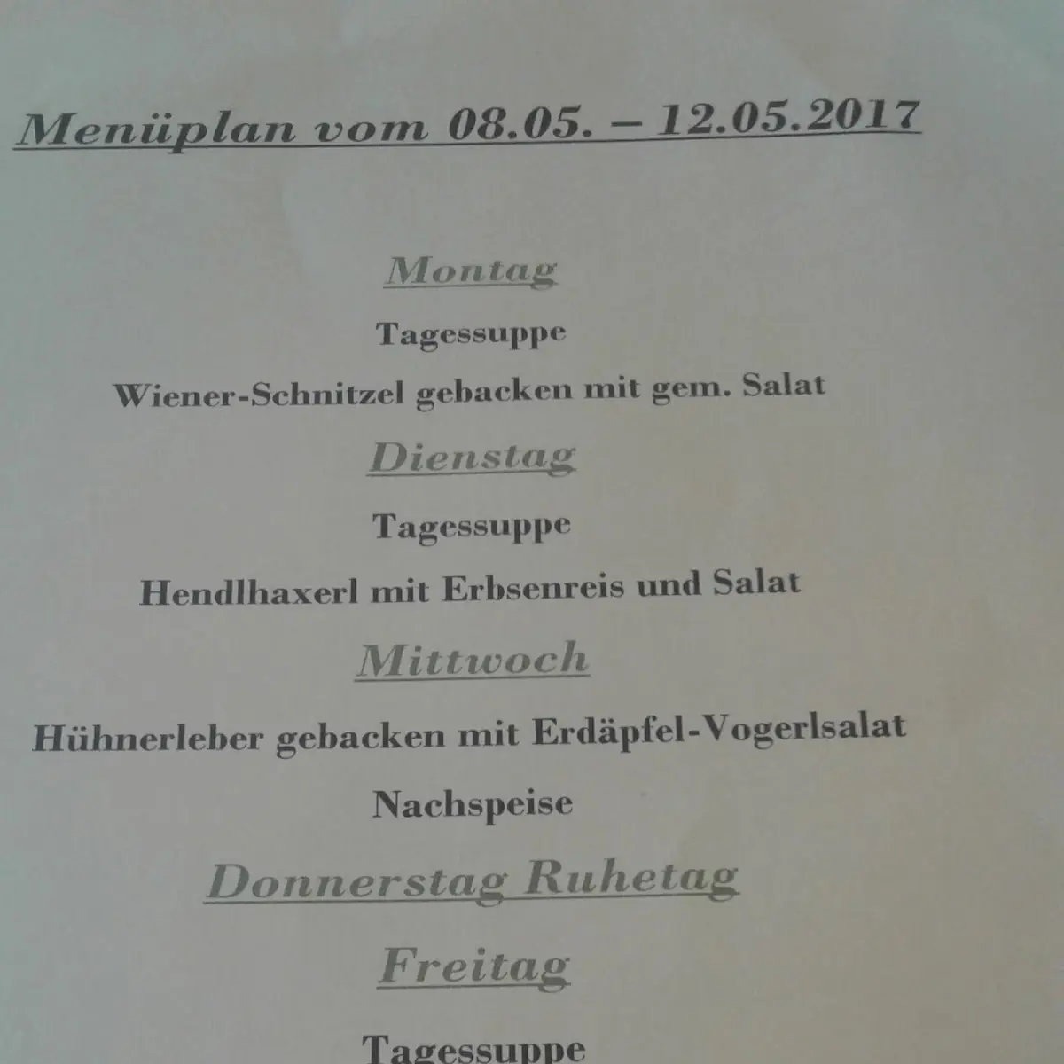 Speisekarte photo 7