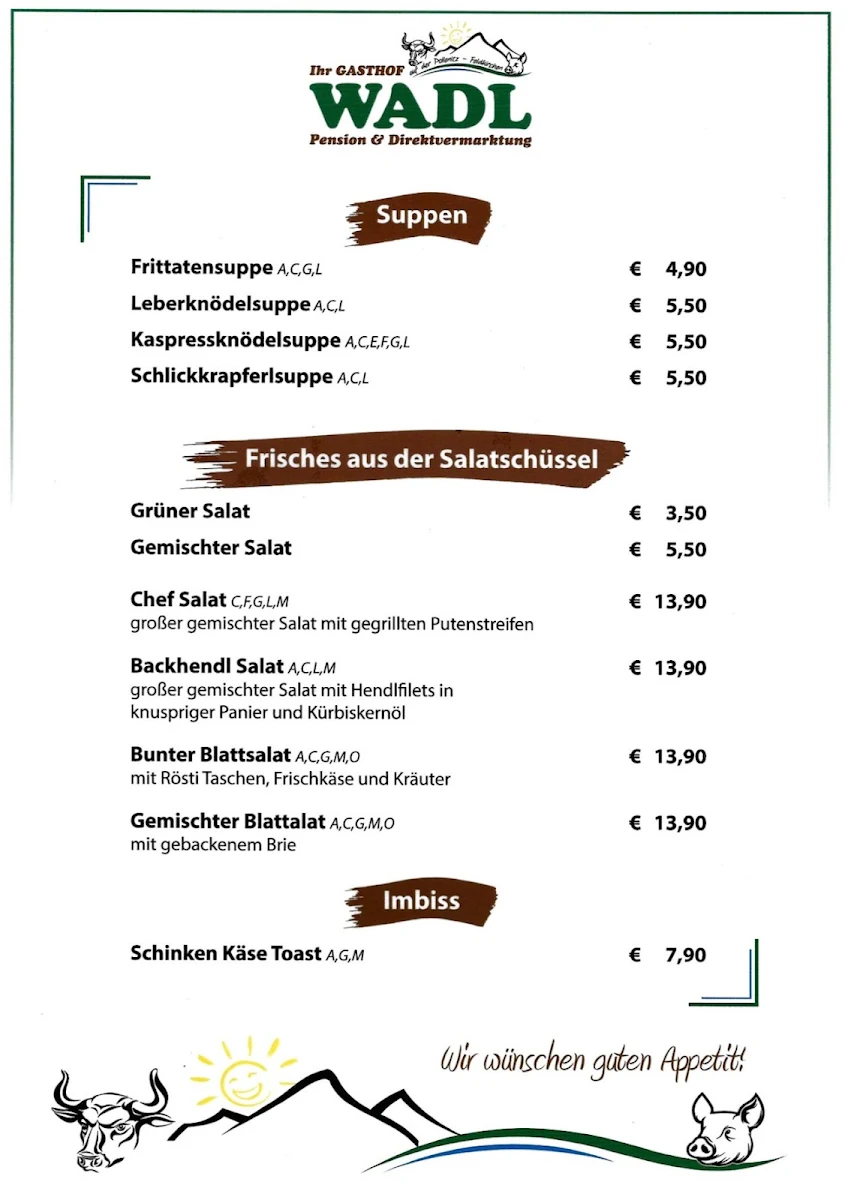 Speisekarte photo 1