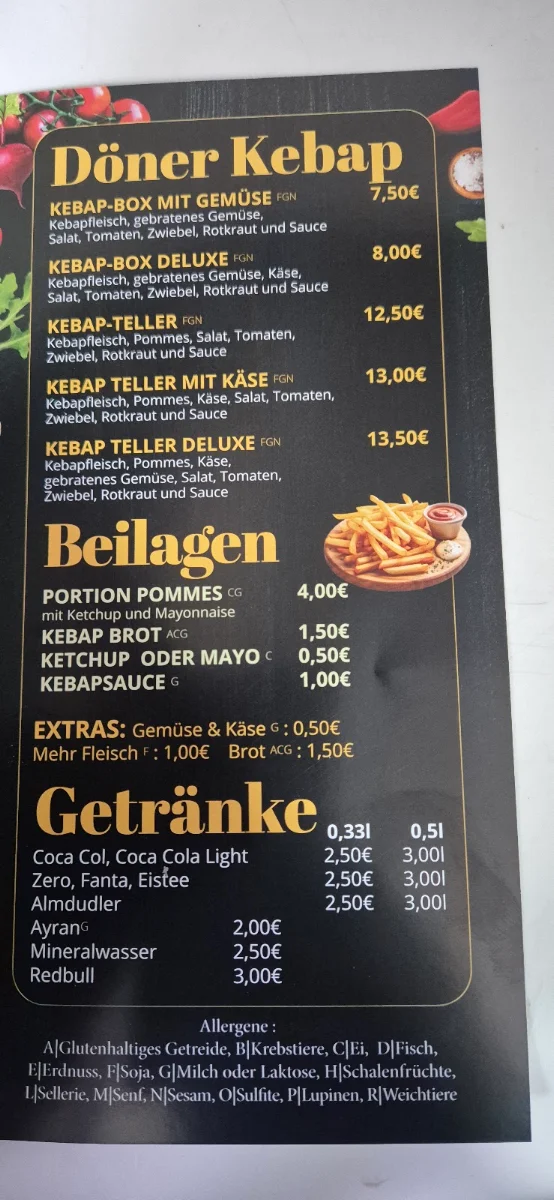 Speisekarte photo 2