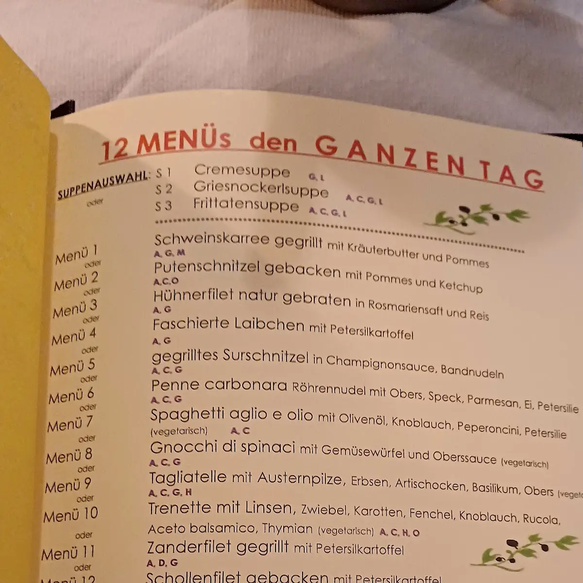 Speisekarte photo 1