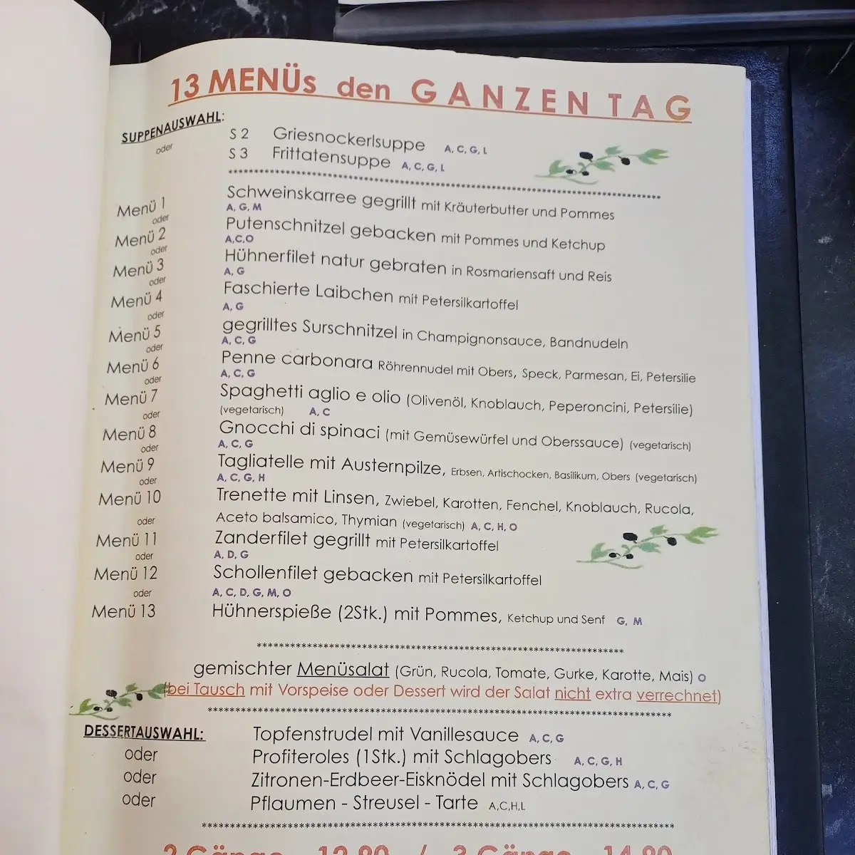 Speisekarte photo 3