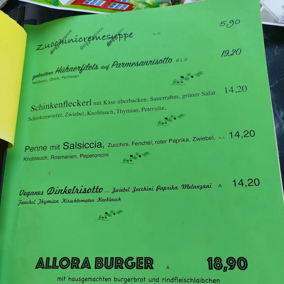 Speisekarte photo 9