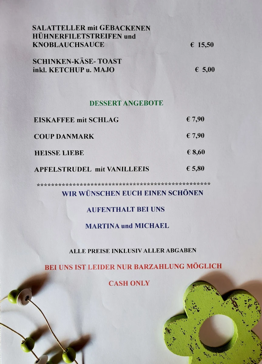 Speisekarte photo 1