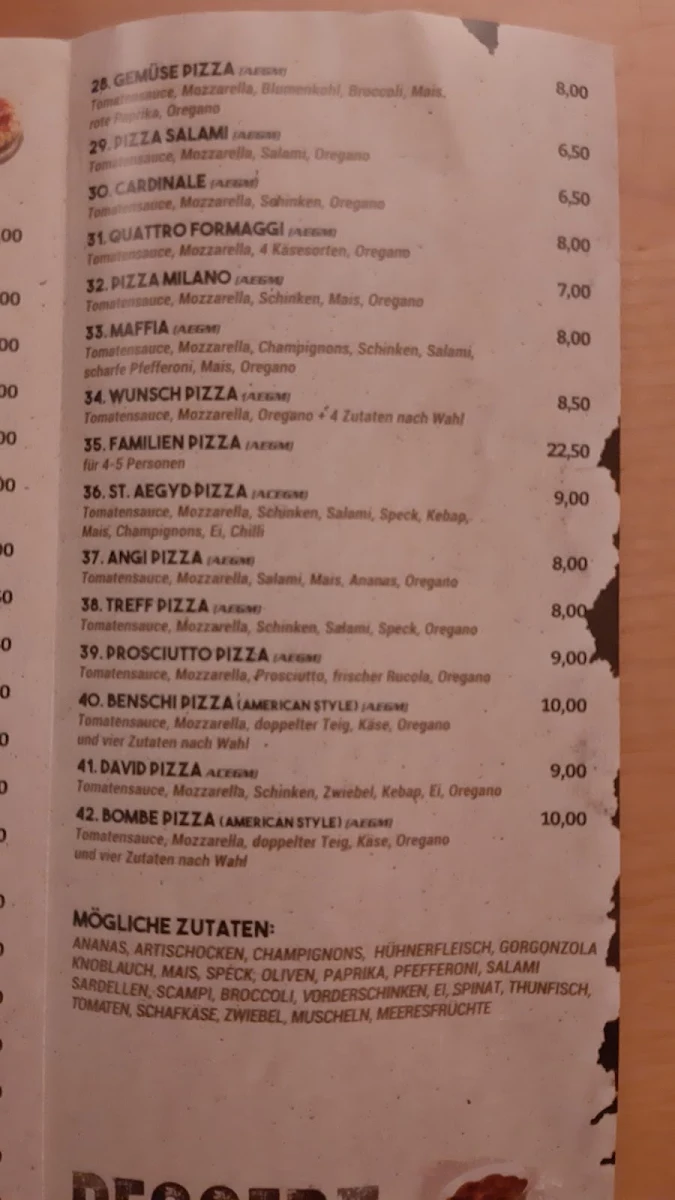 Speisekarte photo 3