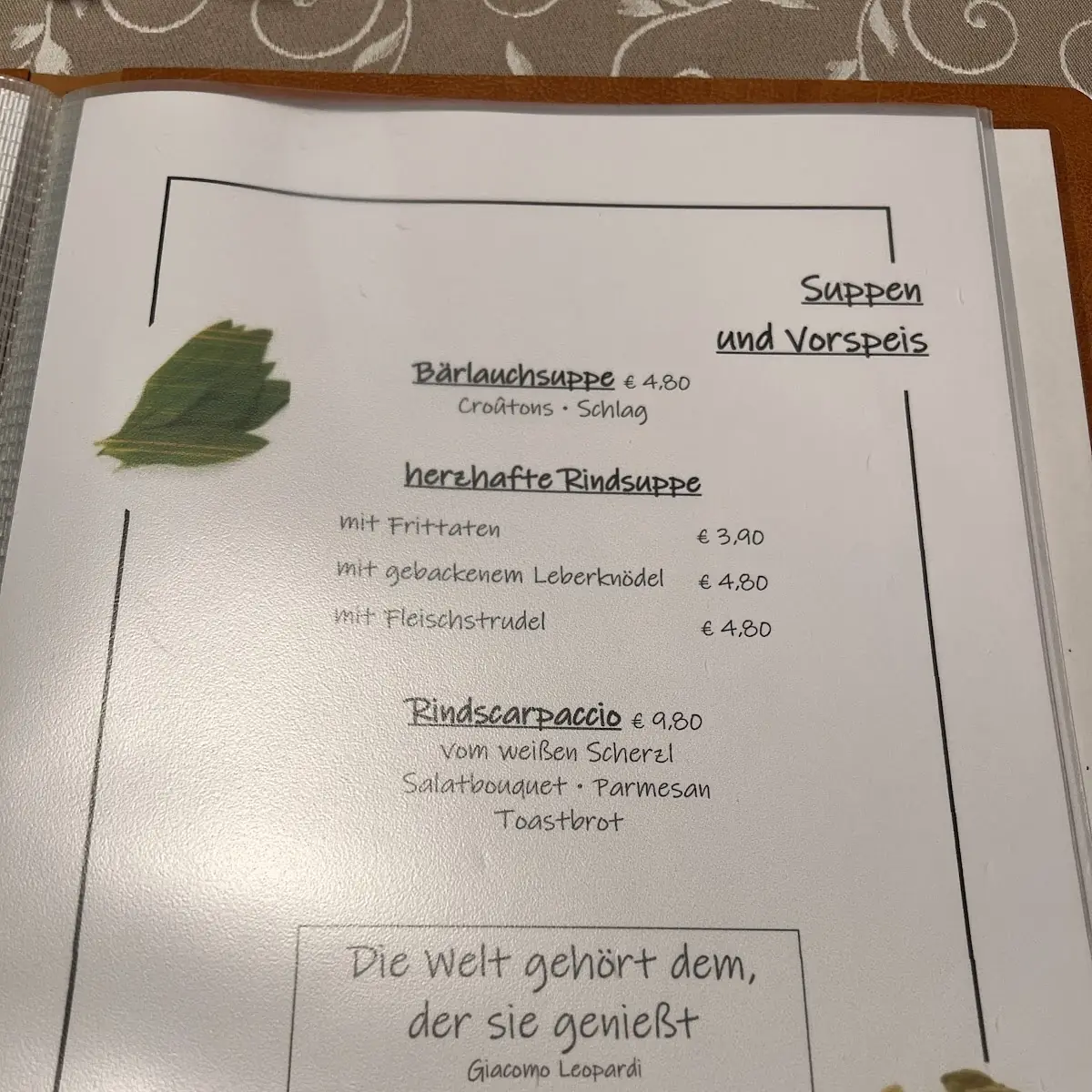 Speisekarte photo 9