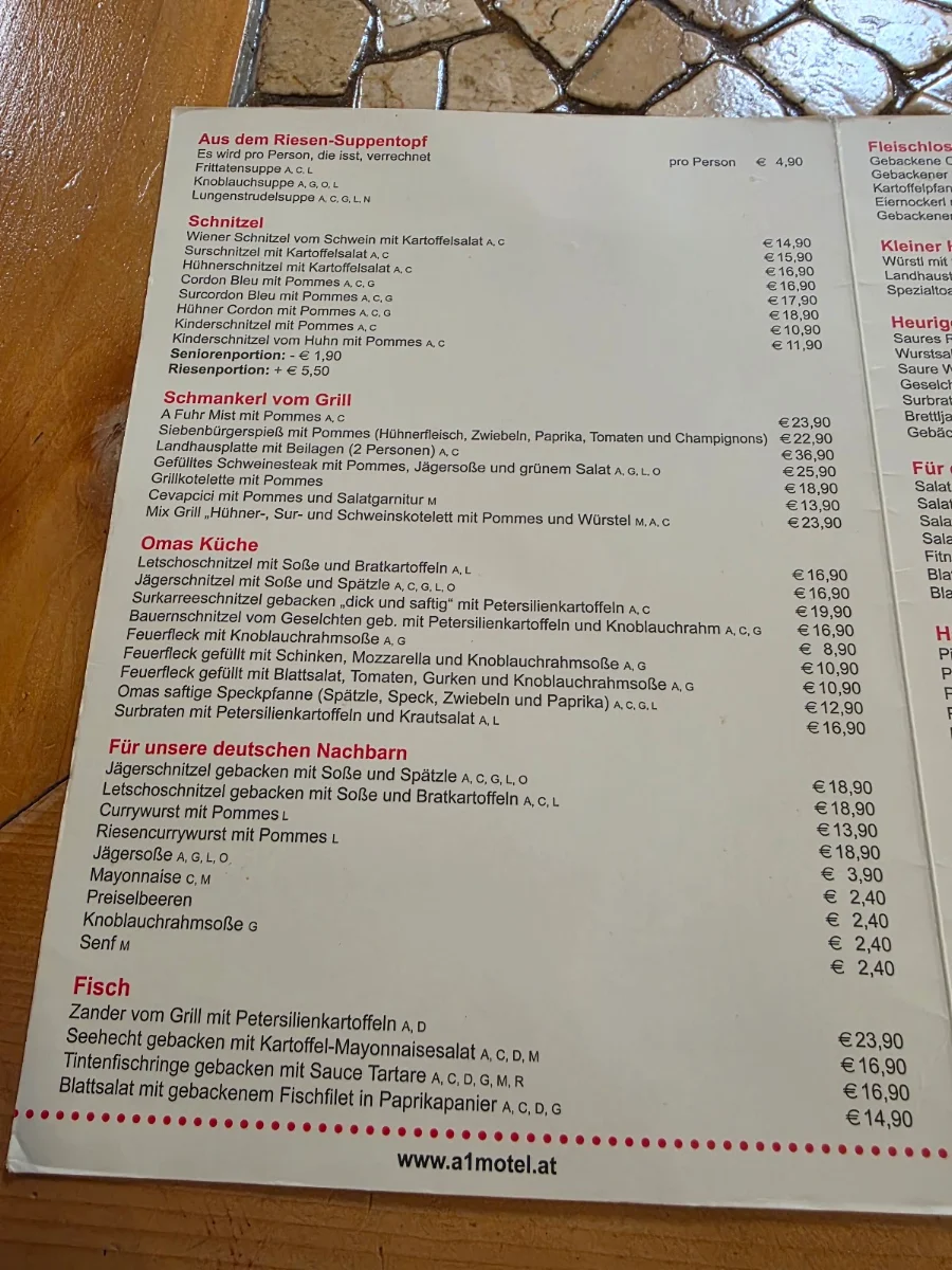 Speisekarte photo 5
