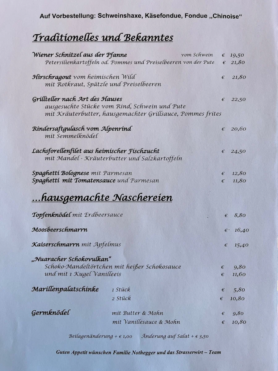 Speisekarte photo 2