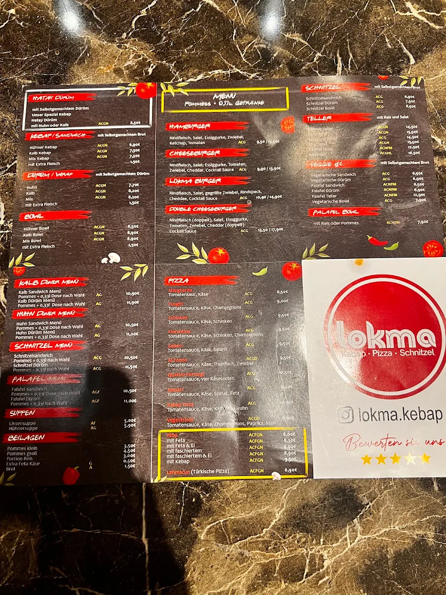 Speisekarte photo 1
