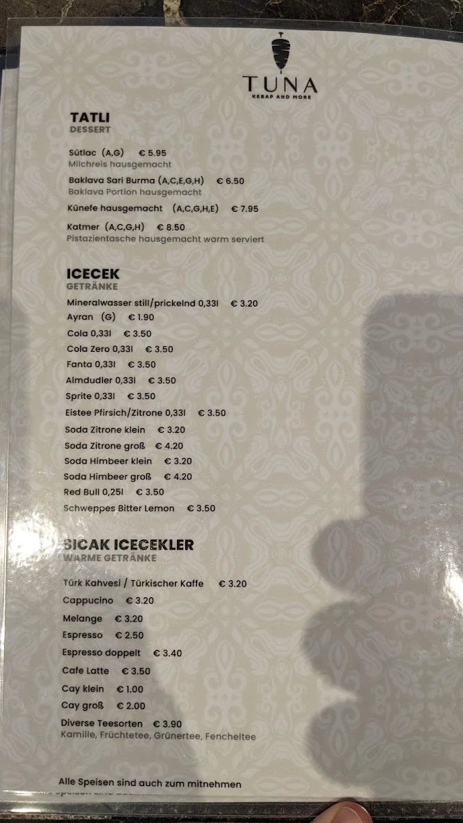Speisekarte photo 3
