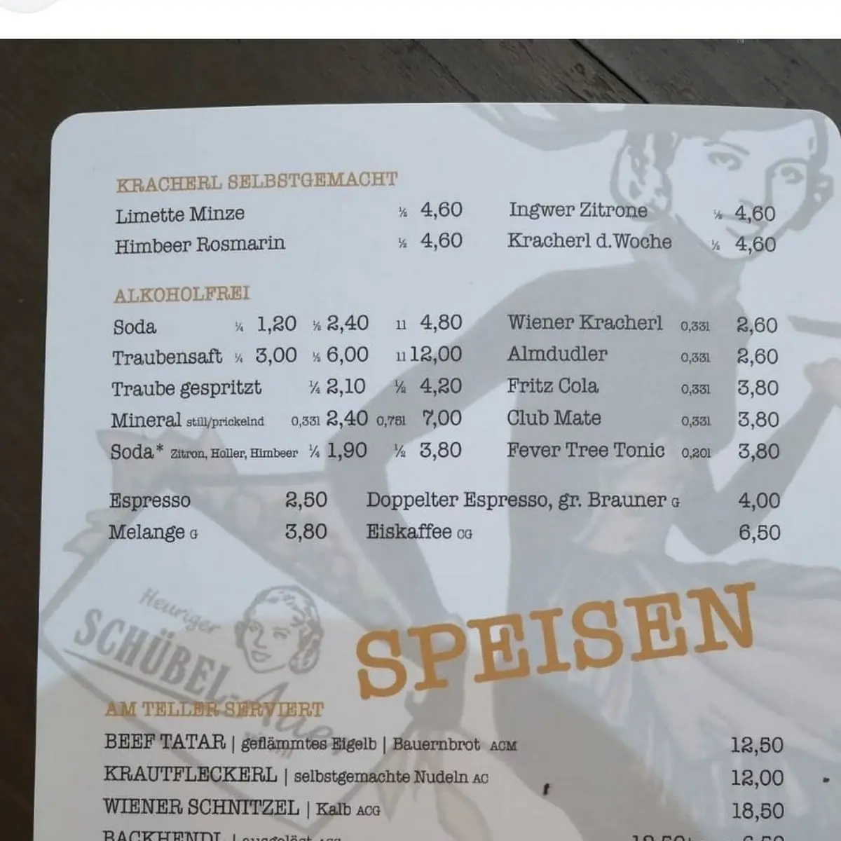 Speisekarte photo 1