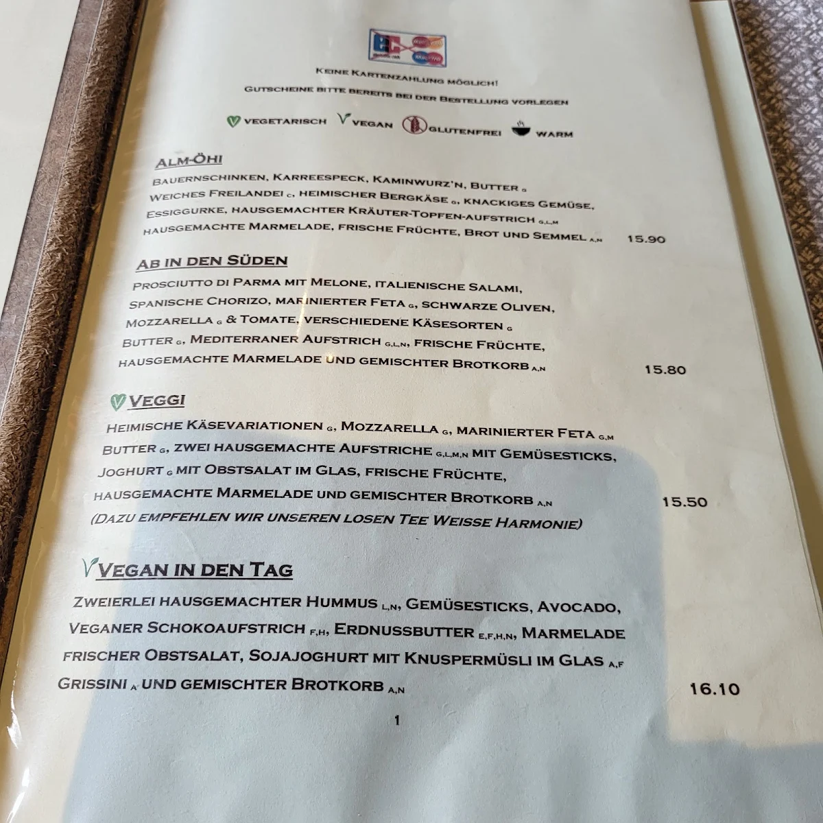 Speisekarte photo 8