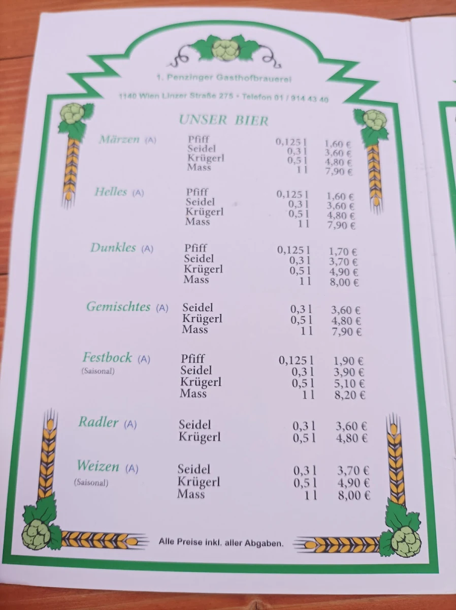 Speisekarte photo 8
