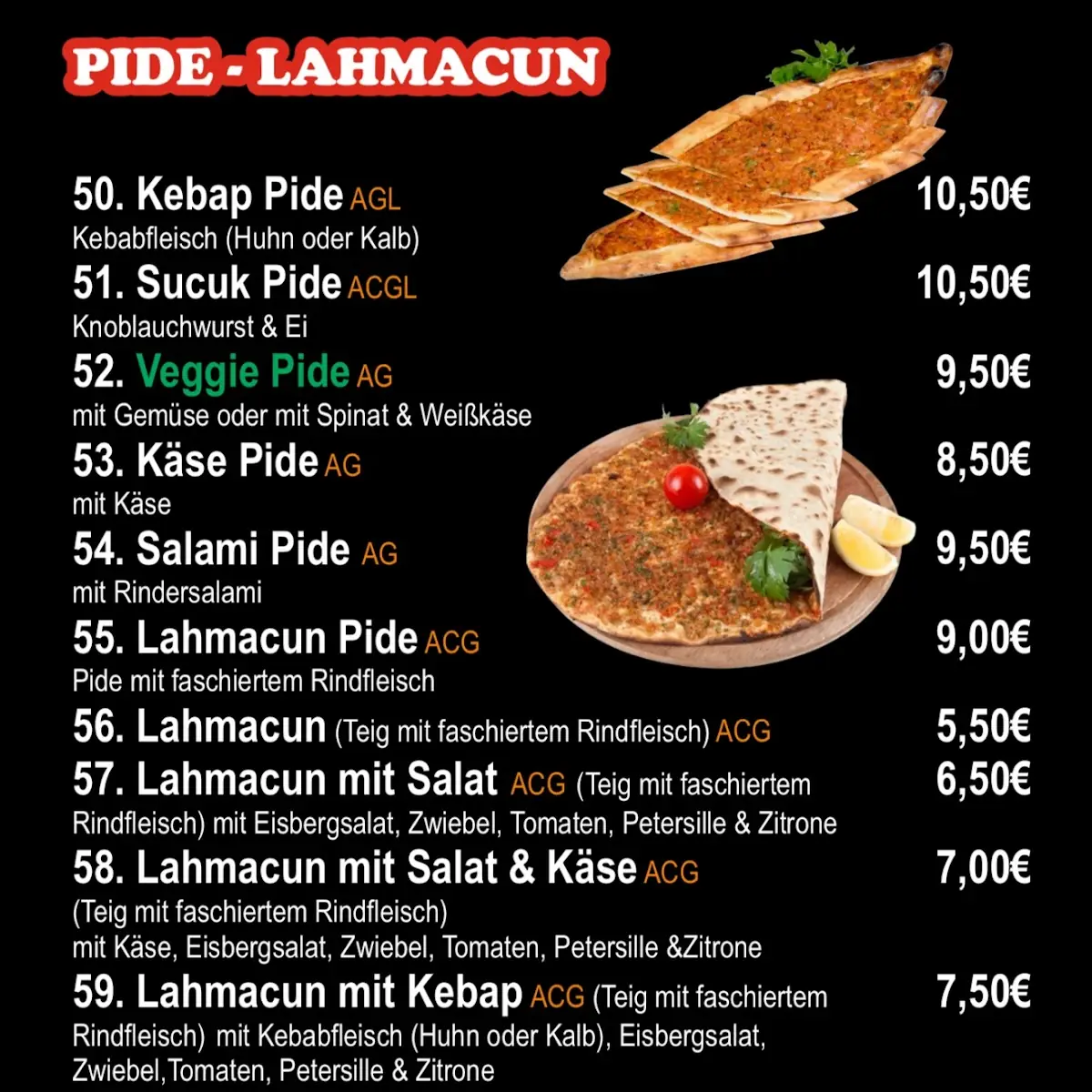 Speisekarte photo 5