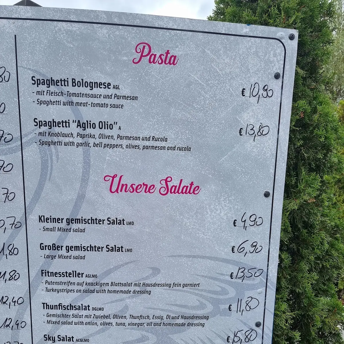 Speisekarte photo 2