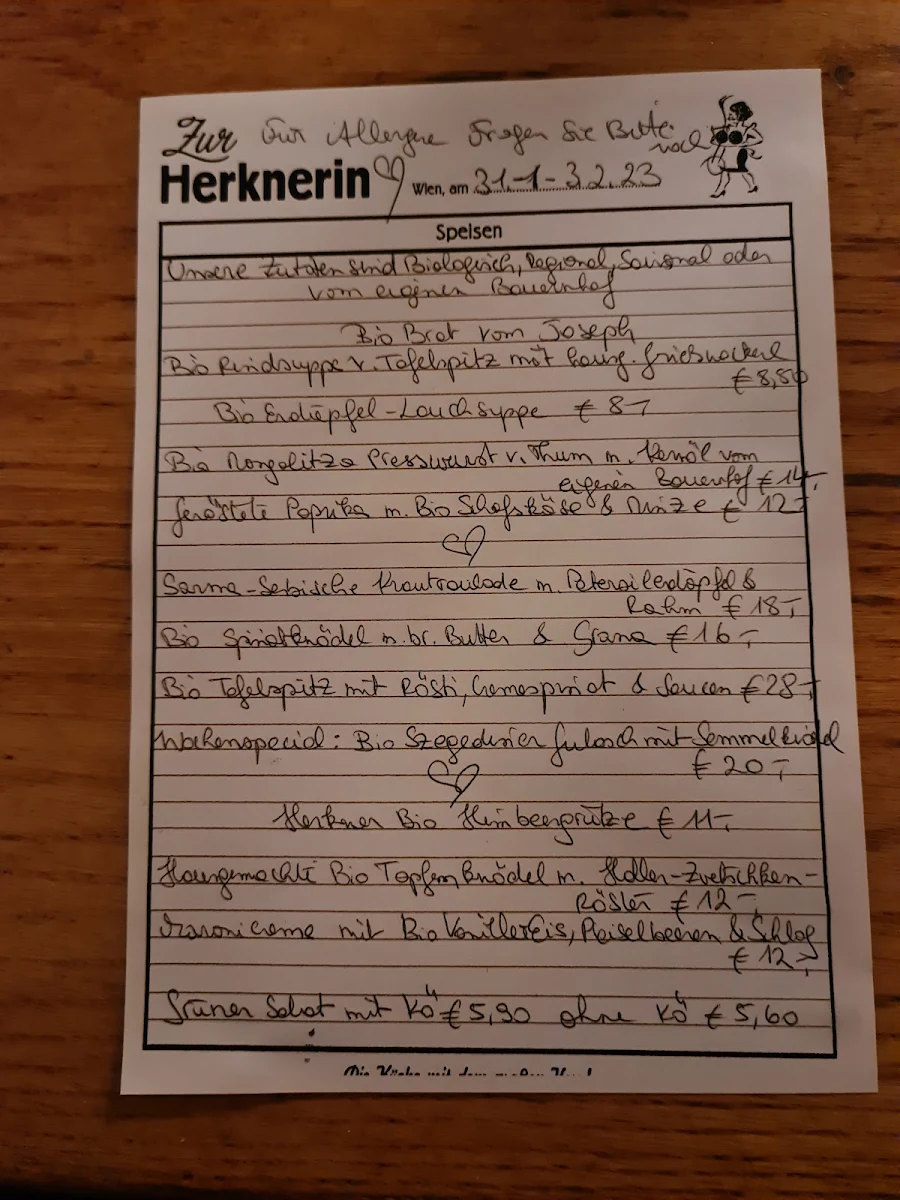 Speisekarte photo 4