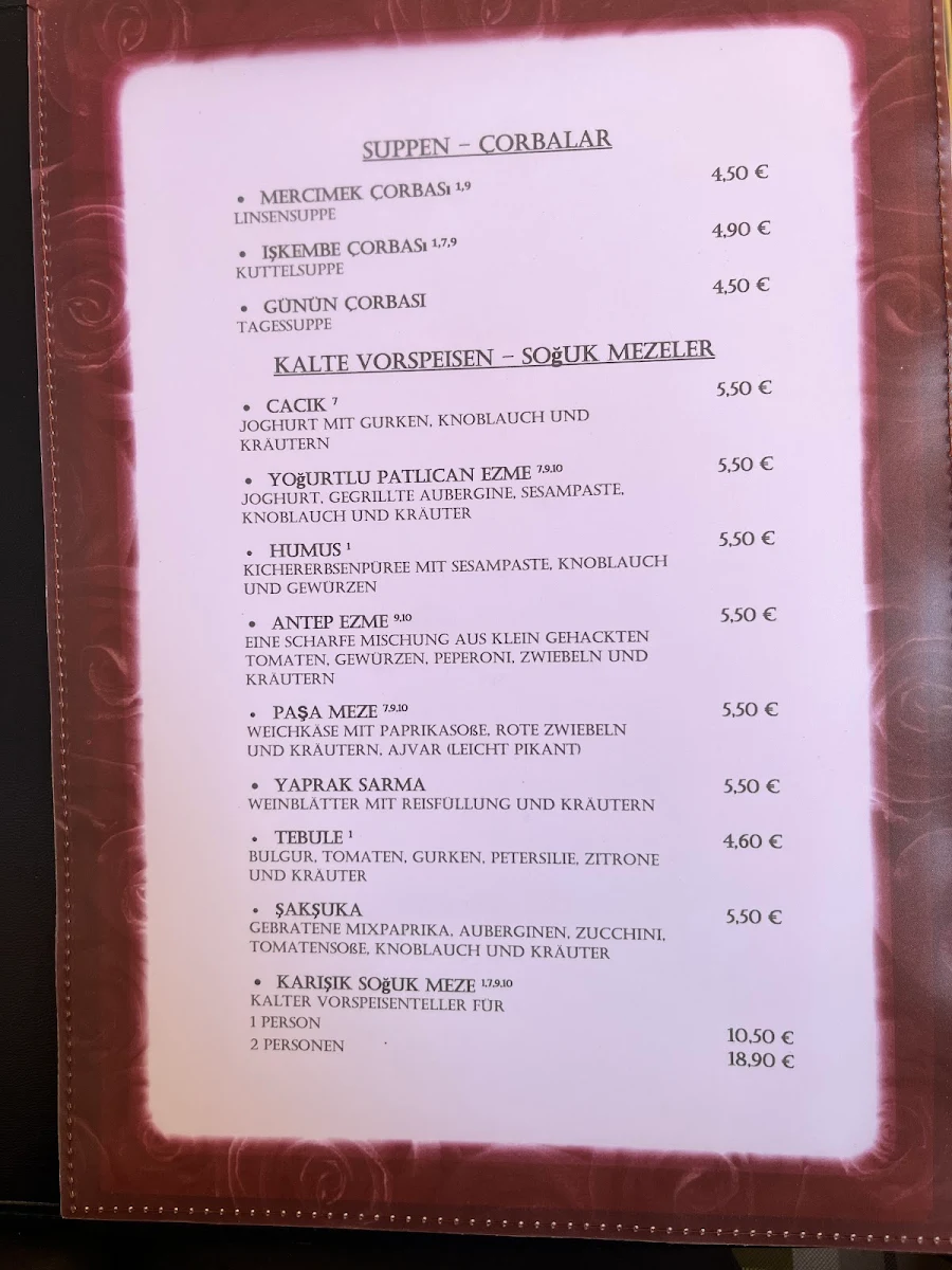 Speisekarte photo 1