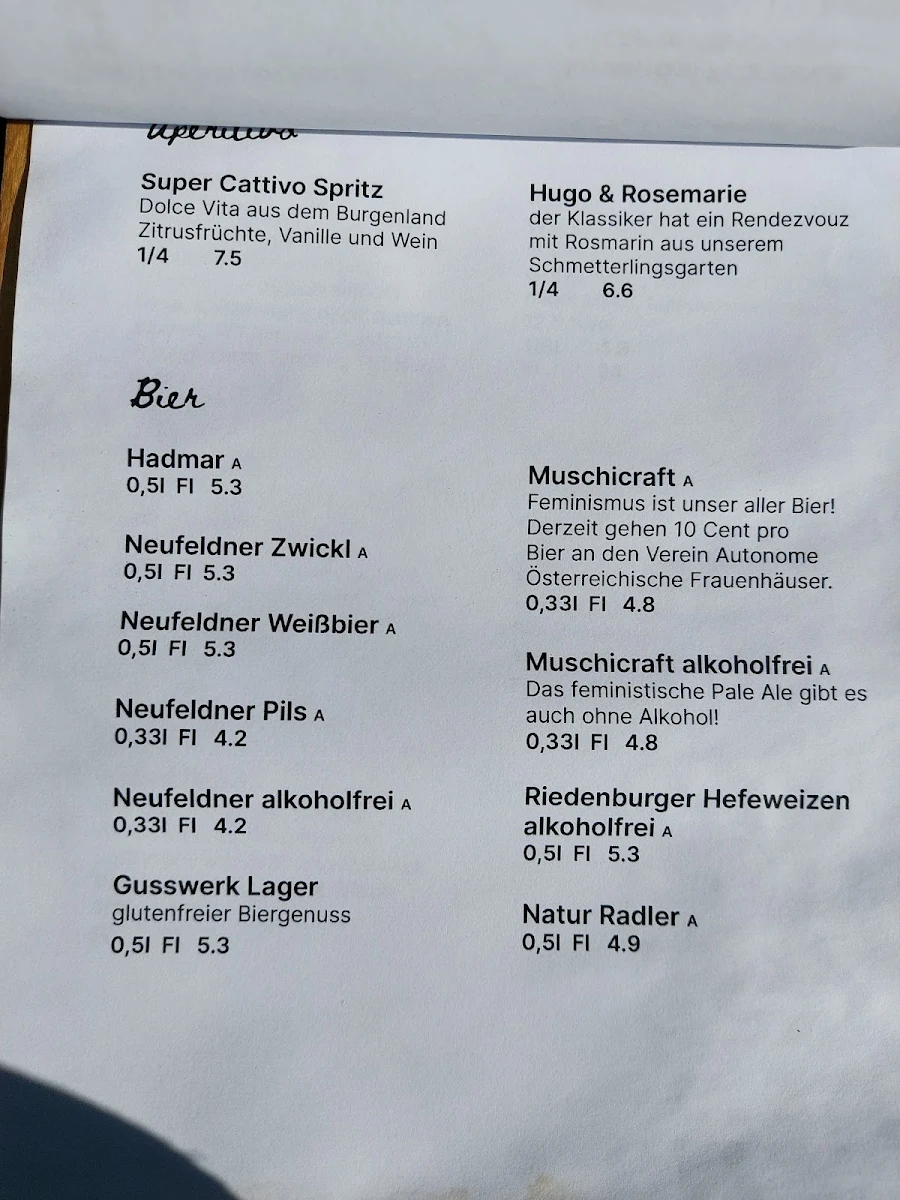 Speisekarte photo 1