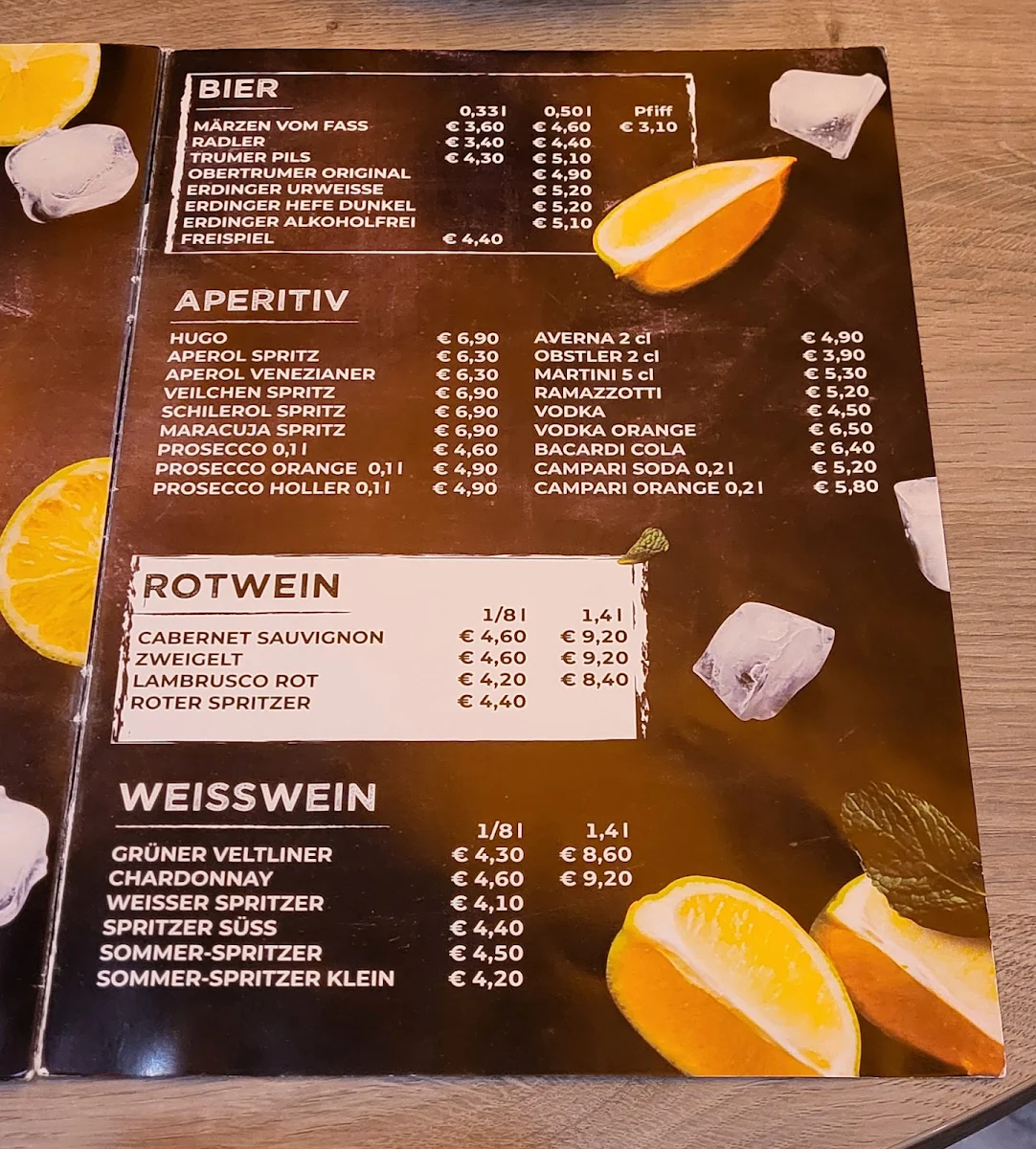 Speisekarte photo 1