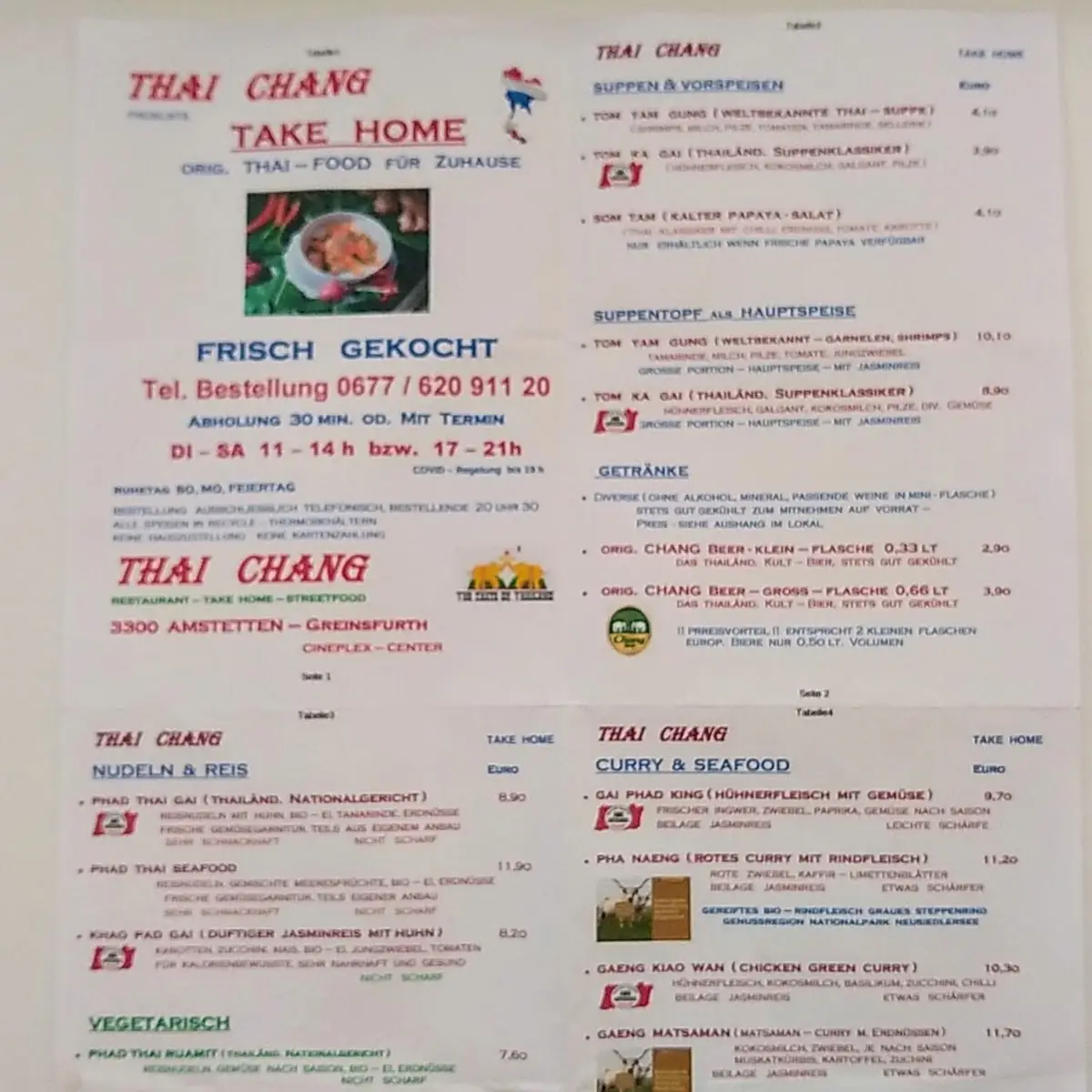 Speisekarte photo 2