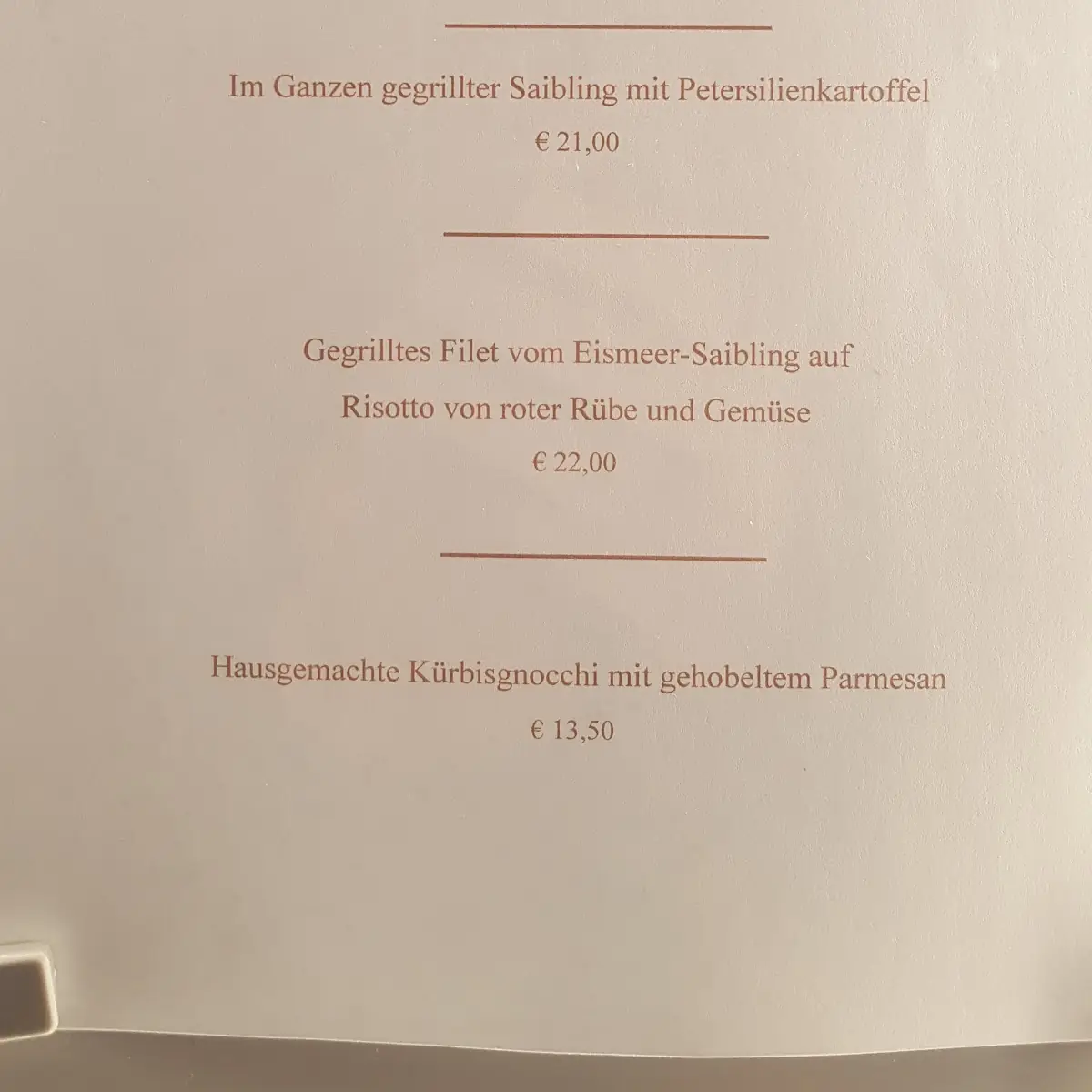 Speisekarte photo 4