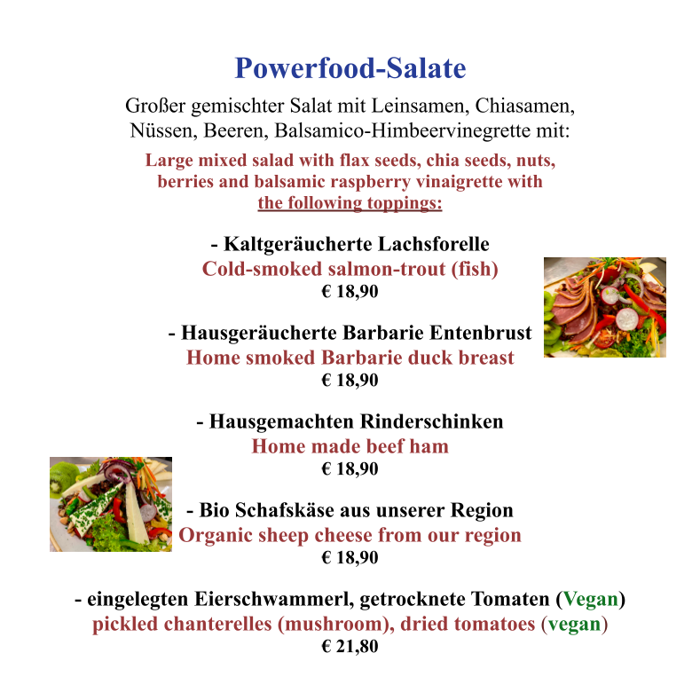 Speisekarte photo 2