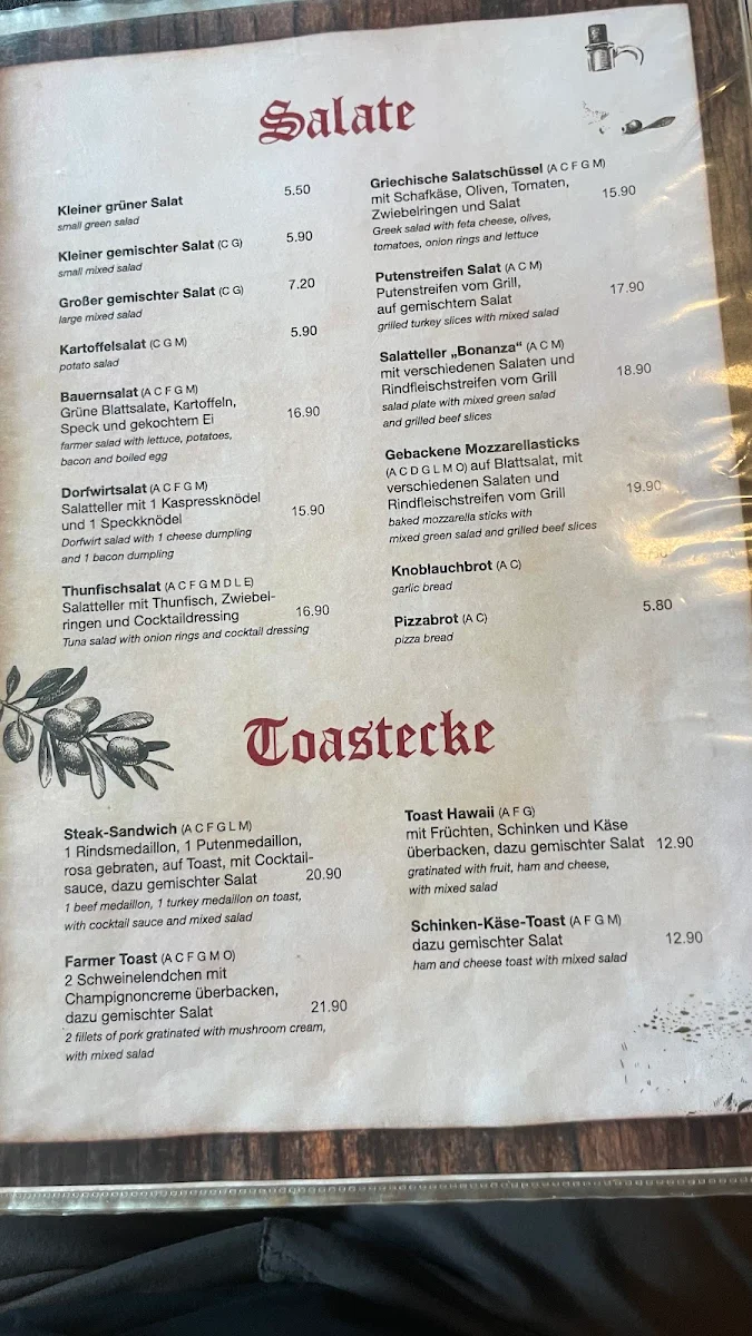 Speisekarte photo 3