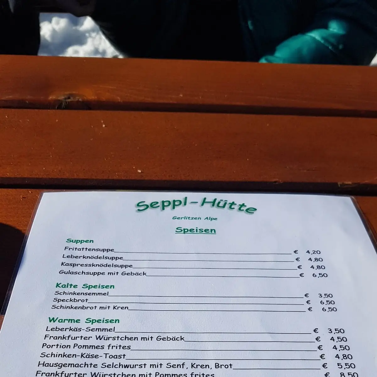 Speisekarte photo 6