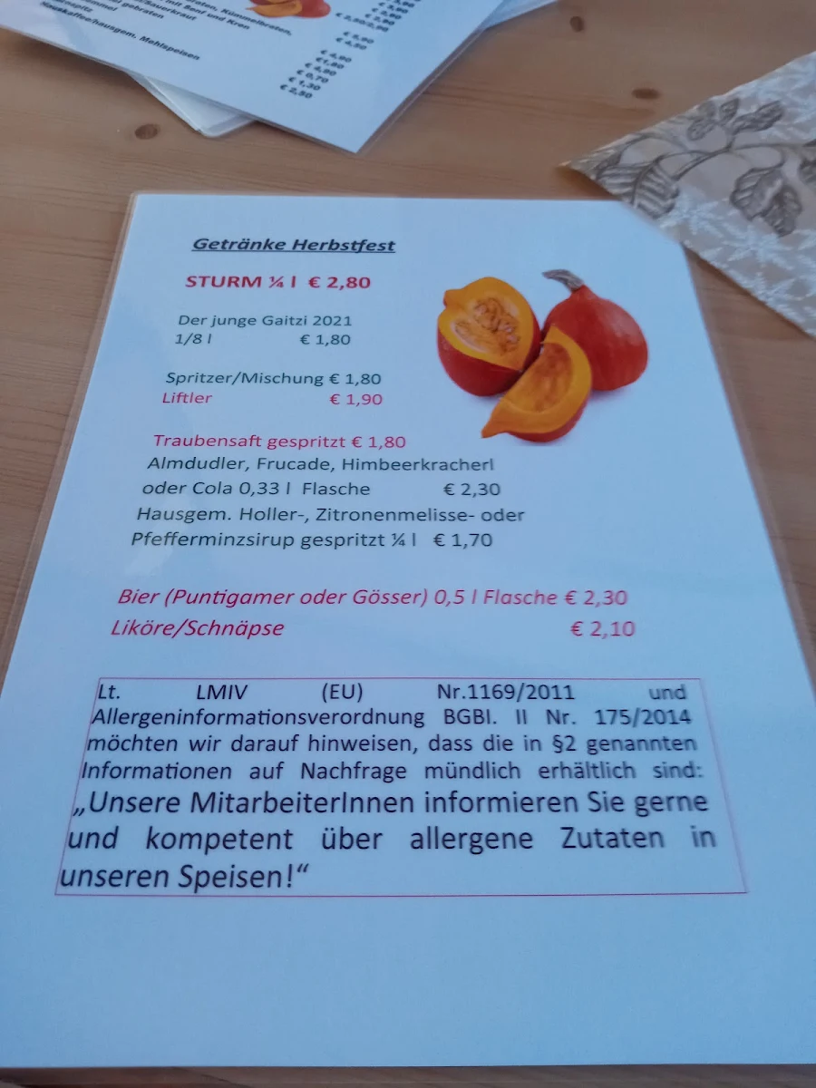 Speisekarte photo 6
