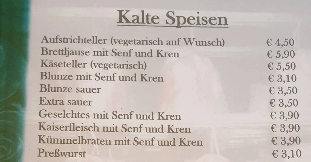 Speisekarte photo 9