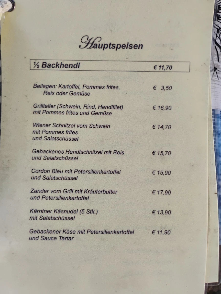 Speisekarte photo 1