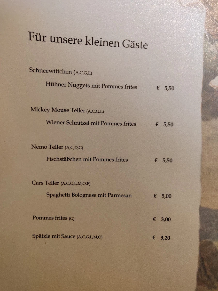 Speisekarte photo 3