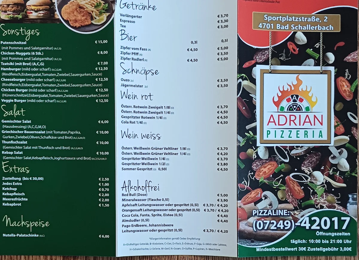 Speisekarte photo 2