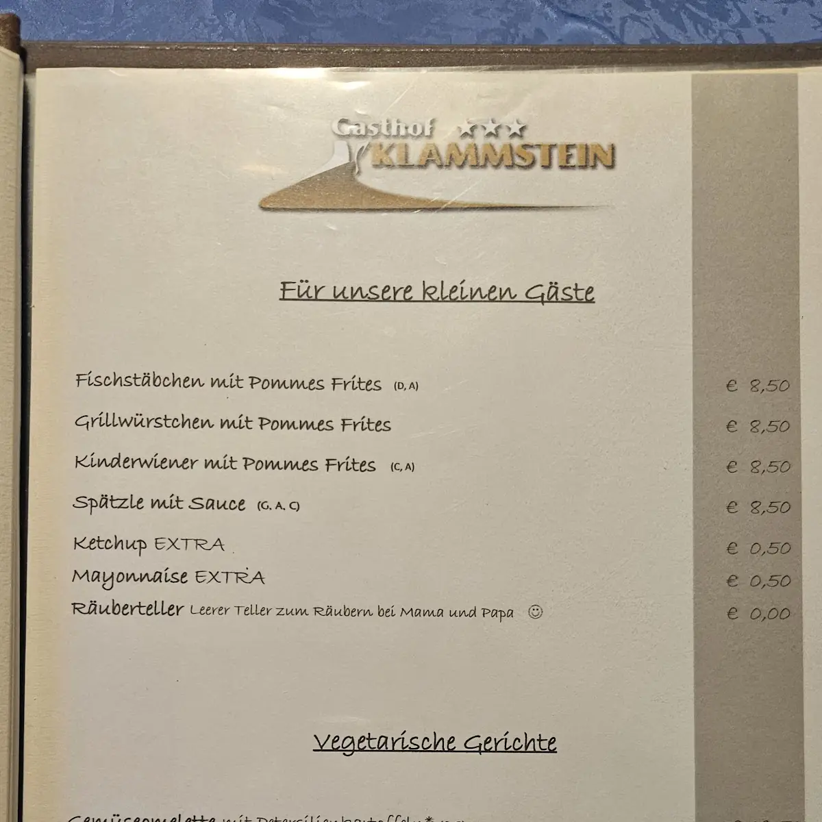 Speisekarte photo 1