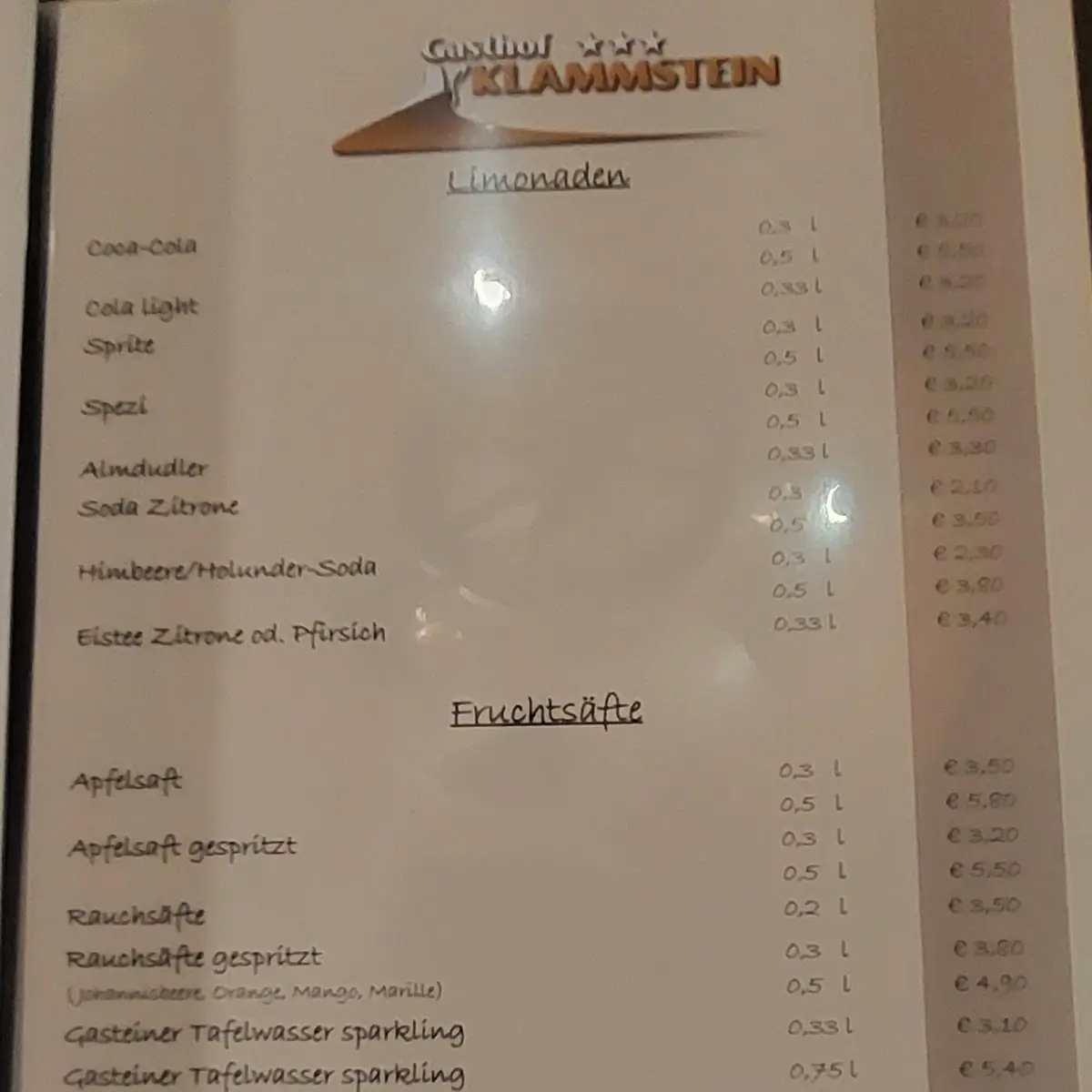 Speisekarte photo 5