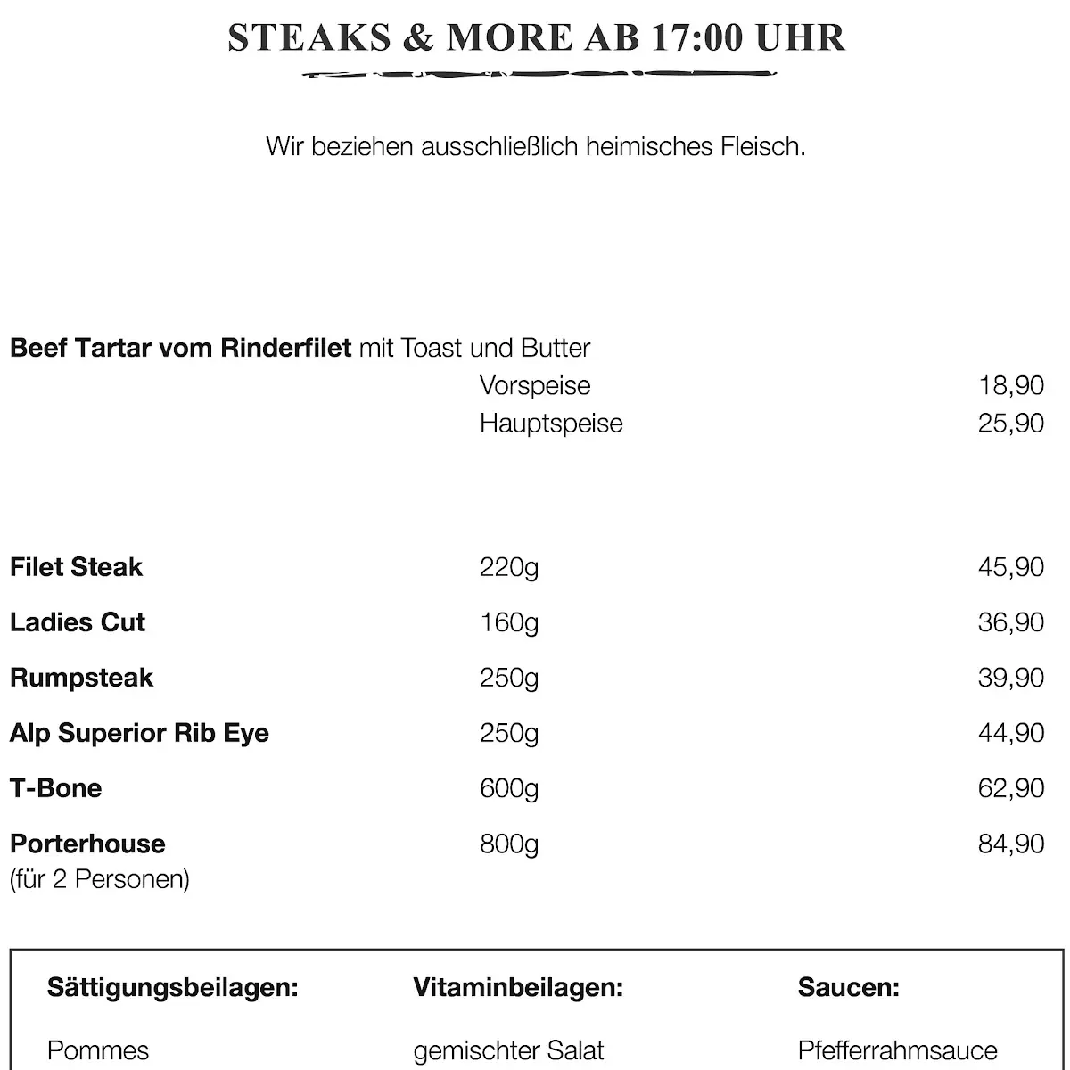 Speisekarte photo 5