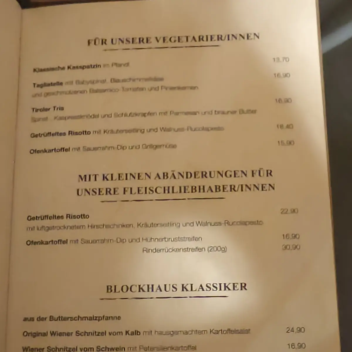 Speisekarte photo 7