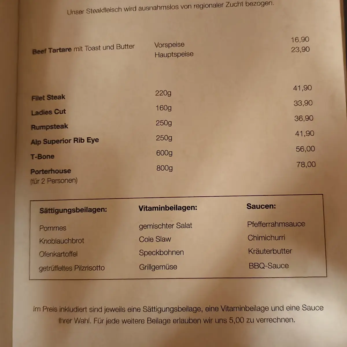 Speisekarte photo 8