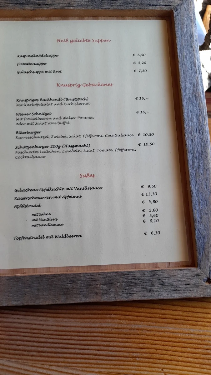 Speisekarte photo 1