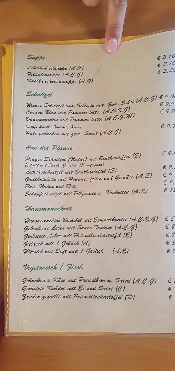 Speisekarte photo 1