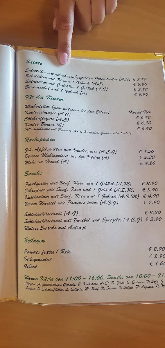 Speisekarte photo 2