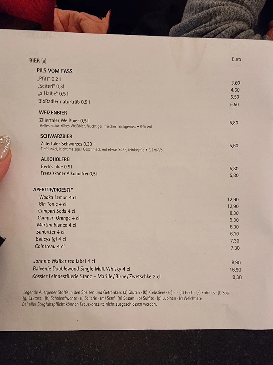 Speisekarte photo 1