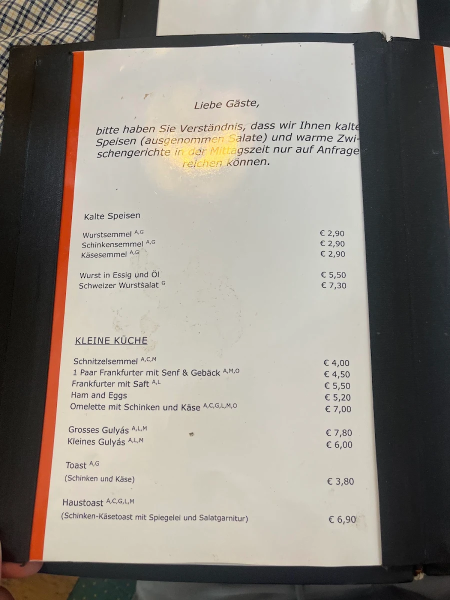 Speisekarte photo 2