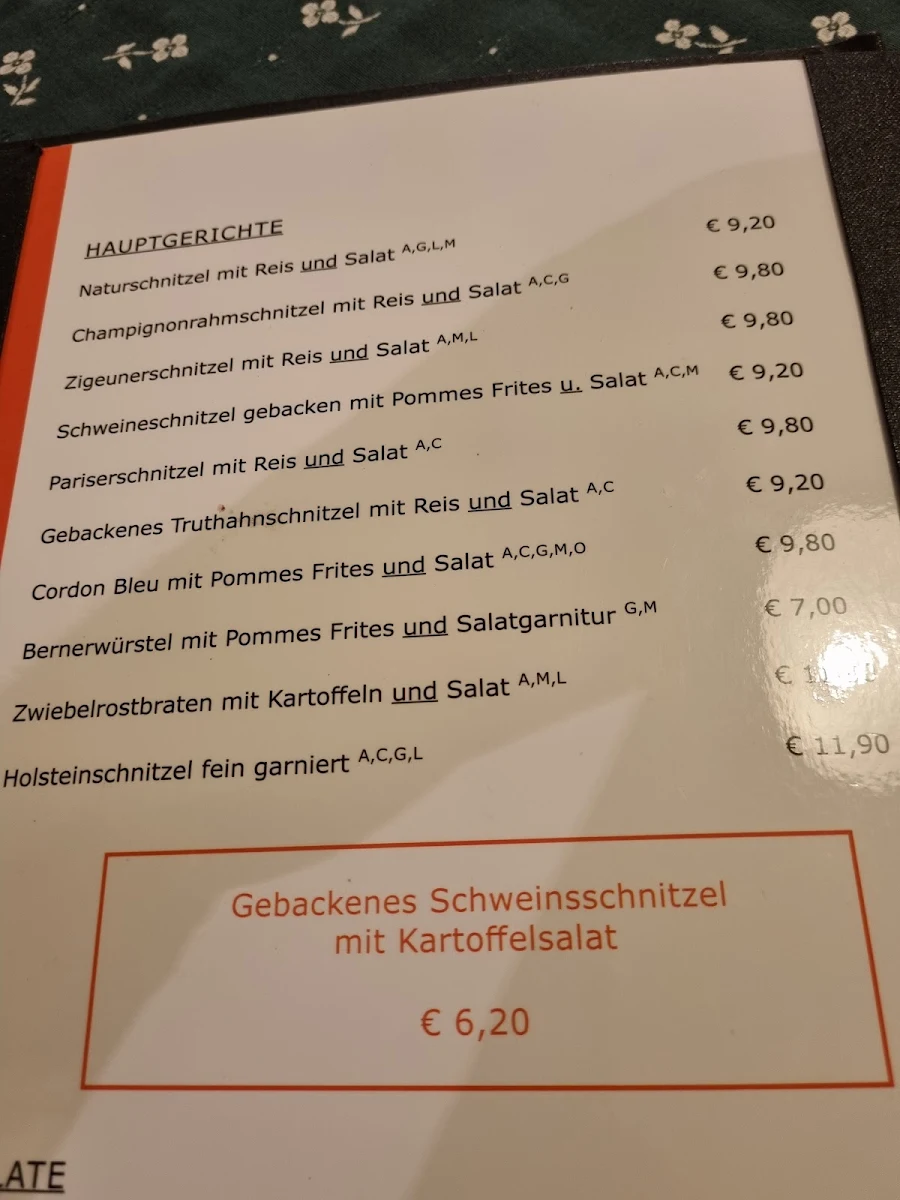 Speisekarte photo 4