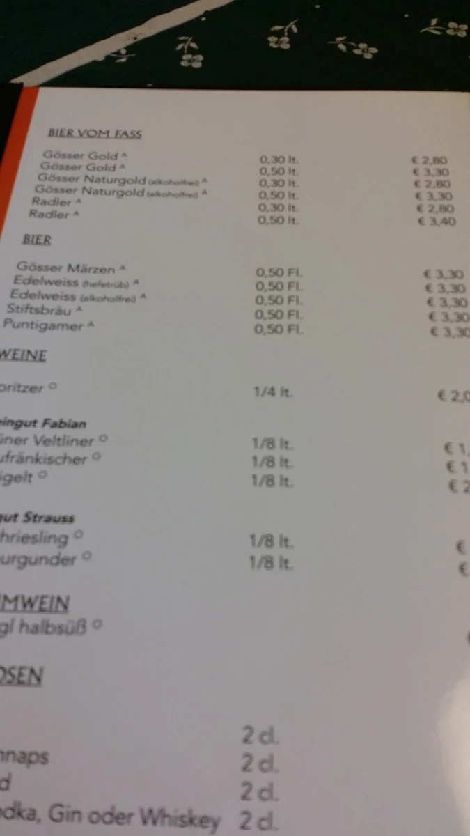 Speisekarte photo 5