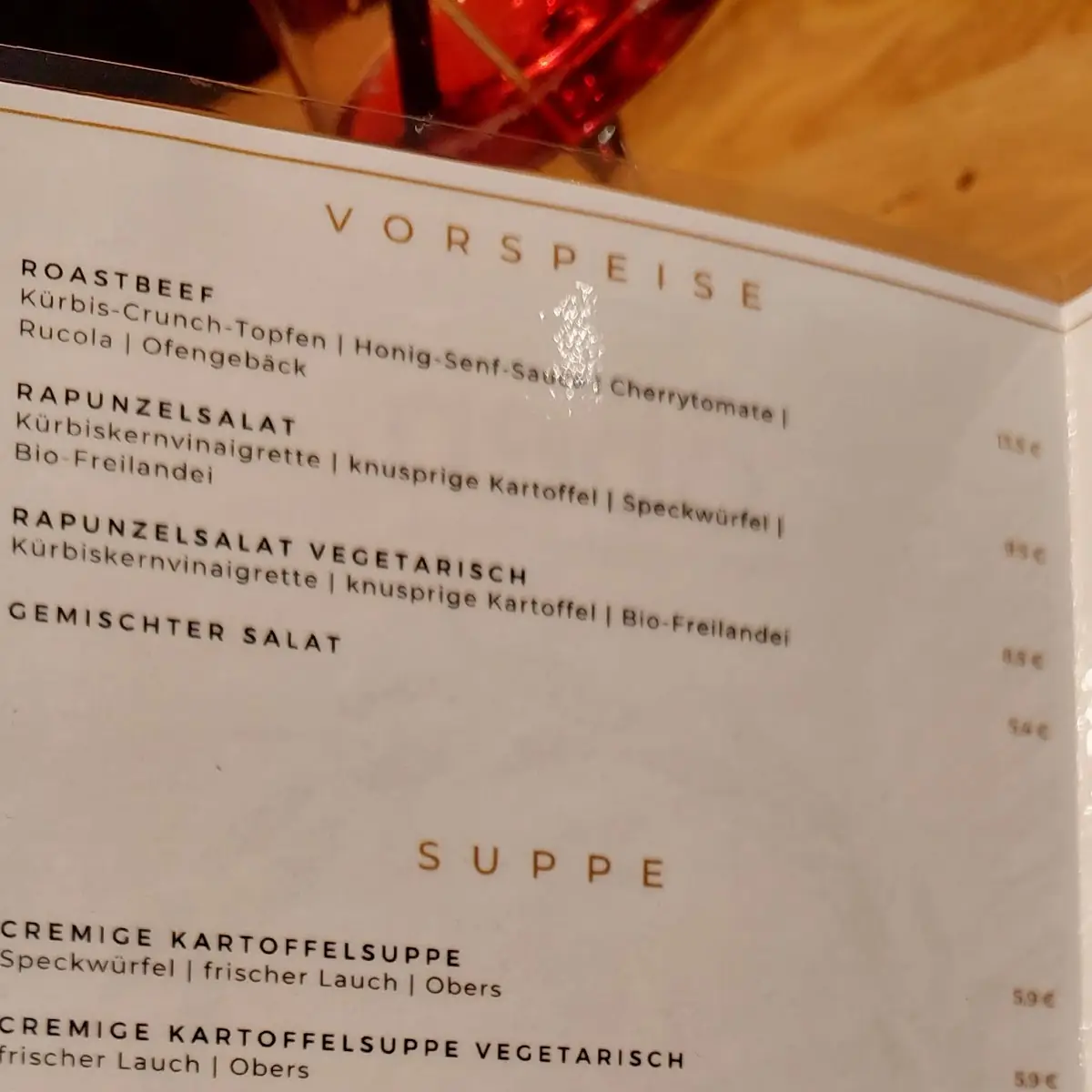Speisekarte photo 4