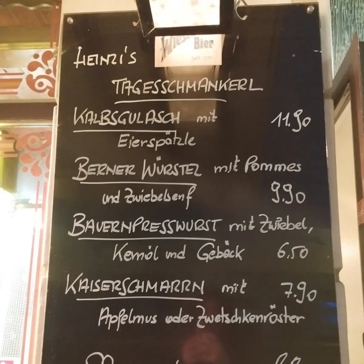 Speisekarte photo 1