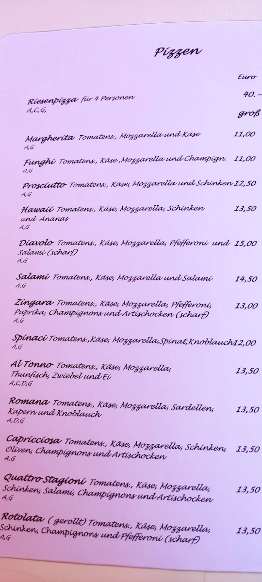 Speisekarte photo 1