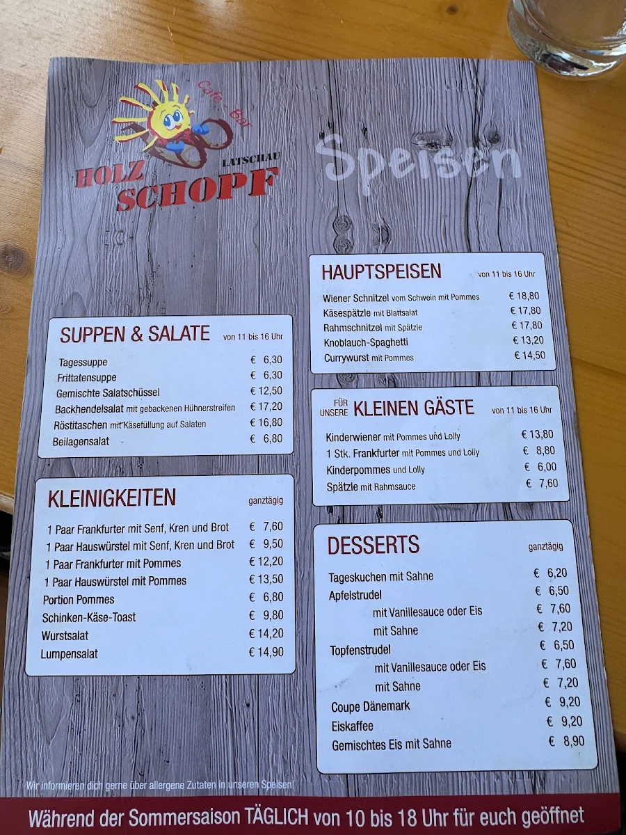 Speisekarte photo 2