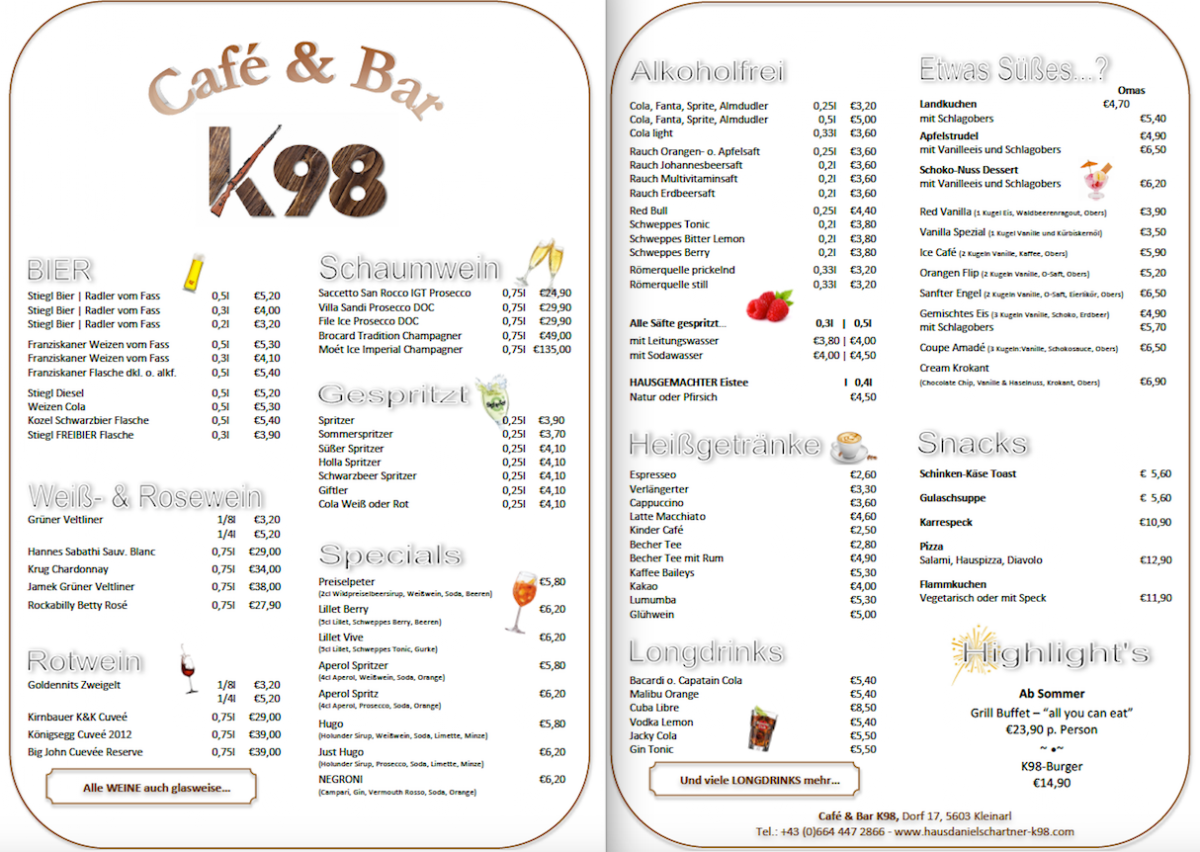 Speisekarte photo 1