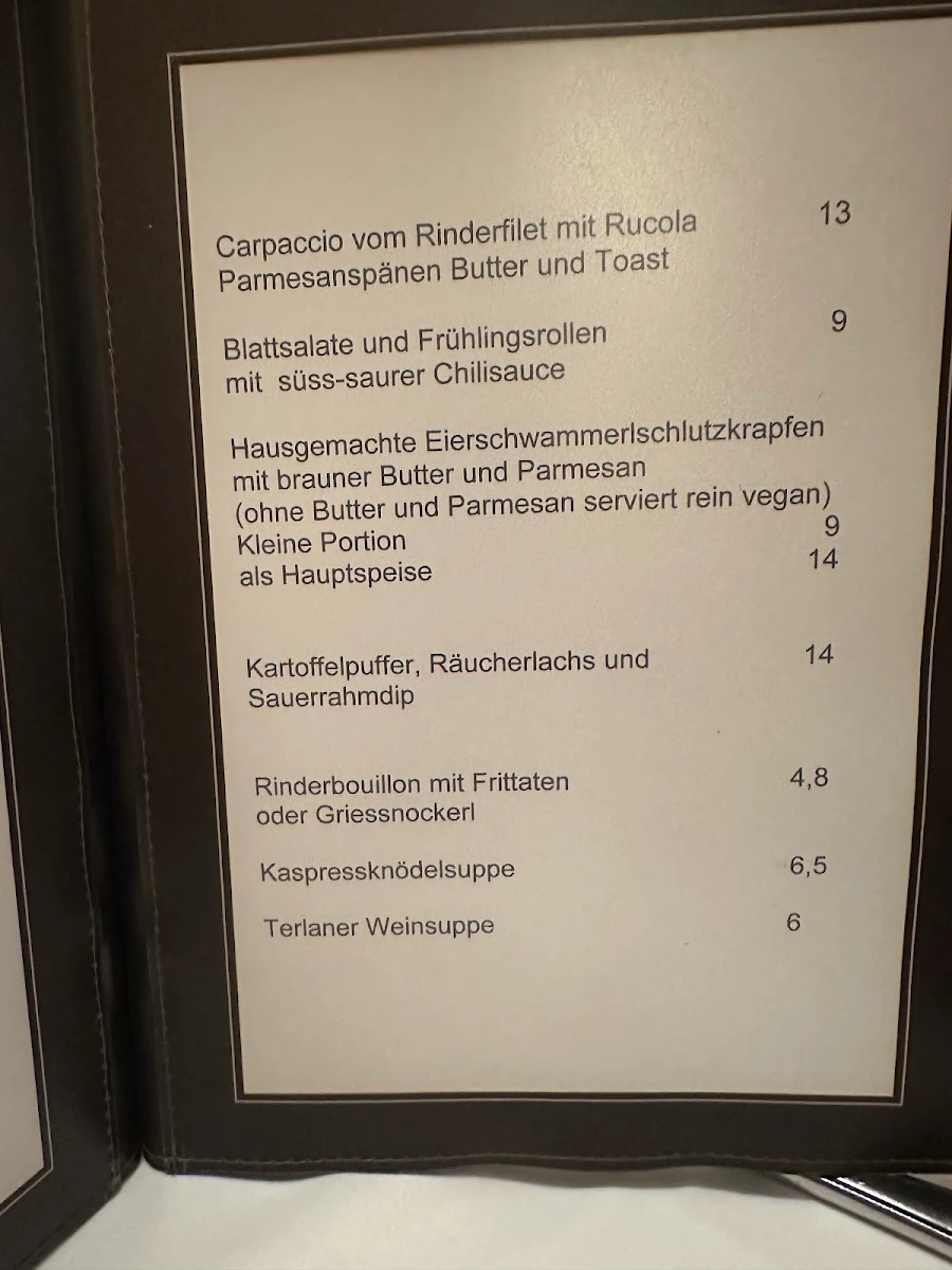 Speisekarte photo 3